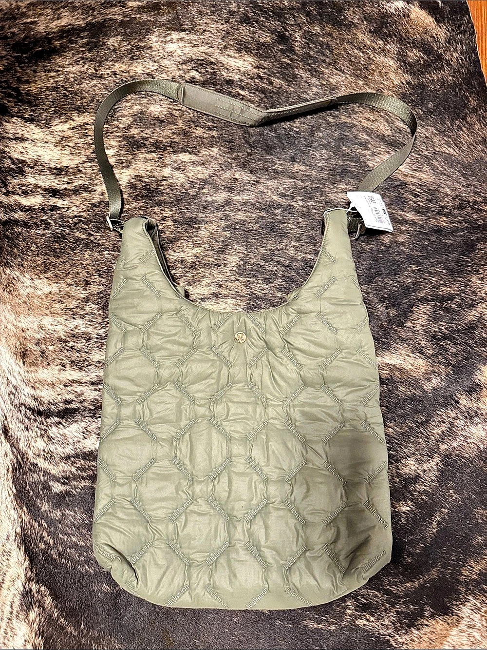 Quilty Pleasures Shoulder Bag Quilted Green NWT